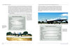 A spread from "The History of Dyess Air Force Base" by Schiffer Publishing, Ltd. features text, tables, and two photos of military aircraft—like a B-1B bomber—on outdoor display. The right page highlights a large image from Dyess AFB under clear blue skies.