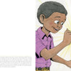A boy and a girl smile and make a pinky promise as rays of light shine behind them, reflecting the values found in children's books like "Have You Heard?" from Schiffer Publishing, Ltd.