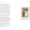 A spread from "Women in the Dark" by Schiffer Publishing, Ltd. shows text and two vintage B&W portraits: one of a man and woman standing, the other of a robed man seated with two children—highlighting 19th-century photography.