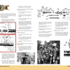 A page from "The German MG 34 and MG 42 Machine Guns" by Schiffer Publishing, Ltd. features diagrams, labeled parts, assembly steps, close-ups of components, and vintage photos of soldiers with the MG 42 in the field.
