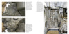 Sherman Tank, Vol. 3 by Schiffer Publishing, Ltd. features close-up photos of M4A2 Sherman WWII tank controls, with detailed shots of hatches and foot pedals, plus descriptive text on a clean white background.