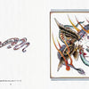 The left page shows "Flash No. 39." The right displays Spider Webb's American Eagle Tattoo Flash: a fierce eagle battling a green dragon, both in bold colors—by Schiffer Publishing, Ltd.