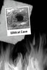 A black and white image for Schiffer Publishing, Ltd.'s Campfire Tales Kentucky shows a photo labeled Wildcat Cave—a dark entrance amid trees—overlaid on paper with campfire tales and flames at the bottom.