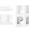 Dot Drawing by Schiffer Publishing, Ltd. offers step-by-step sketches and text instructions for drawing a leaf ornament around the letter P, including detailed stippling techniques for shading.