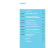 Table of contents page listing chapters on E-8 JSTARS by Schiffer Publishing, Ltd., with technical details, Northrop Grumman upgrades, air control wings, service record, glossary, bibliography, and page numbers.