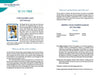 A two-page guidebook spread from the Gaian Tarot by Schiffer Publishing, Ltd. explains card 12, The Tree (The Hanged Man), covering its meanings, themes, symbols, and reading tips with blue headings and clear layout.