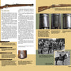 Mauser Rifles, Vol. 1 from Schiffer Publishing, Ltd. features detailed historical info and photos of Mauser rifles, including close-ups of Karabiner 98k markings, WWII soldiers, and various rifle components.