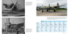 A two-page spread from Schiffer Publishing, Ltd.'s B-26 Marauder showcases vintage and modern photos, close-ups of its twin engines, and a table of specifications for different models and their performance.