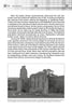 A page from "Scottish Ghosts" by Schiffer Publishing, Ltd. features text on Scottish history above a photo of a ruined stone castle on a grassy hill, evoking the haunted landscapes and ghost stories associated with Scotland.