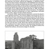 A page from "Scottish Ghosts" by Schiffer Publishing, Ltd. features text on Scottish history above a photo of a ruined stone castle on a grassy hill, evoking the haunted landscapes and ghost stories associated with Scotland.
