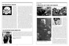 A spread from "The 3rd Waffen-SS Panzer Division Totenkopf, 1939-1943" by Schiffer Publishing, Ltd. shows a skull illustration, acknowledgments, photos of division members, and details on its Eastern Front WWII origins.