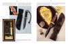Two pages in "SOG Knives and More from America's War in Southeast Asia" (Schiffer Publishing, Ltd.) showcase Vietnam War military knives with black sheaths, a patch, a lighter, a "CCN Special Forces" hat, medals, and a badge.