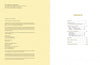 The left page of Down by the Feed Mill by Schiffer Publishing, Ltd. shows publication and copyright info in black on light yellow. The right page, titled CONTENTS, lists sections on grain elevators and feed mills in a centered layout.