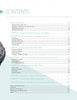 Table of contents page for "Southwestern Indian Bracelets" by Schiffer Publishing, Ltd., listing chapters on sources, styles, vintage cuffs, and design. An ornate bracelet illustration appears on the left side.