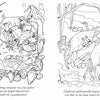 Left: Animals picnic as a seagull dances with a turtle in a hat. Right: Chadwick the Crab and Esmerelda raise their claws by Chesapeake Bay. Text celebrates a joyful wedding in this charming Schiffer Publishing Chadwick Activity Book.