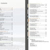The table of contents from "Scenic Seattle" by Schiffer Publishing, Ltd. lists chapters and page numbers for attractions, museums, parks, neighborhoods, and top photo spots, shown in two columns across two pages.