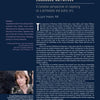A magazine page titled Embedded Narratives reviews Contemporary International Tapestry by Schiffer Publishing, Ltd., featuring Canadian tapestry art, a smiling photo of Dr. Lydía Trottier with an award caption, decorative text, and a blue background.