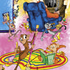 Five playful monkeys engage in fun activities in a colorful living room—just like a scene from a children’s book. Monkey of the Month by Schiffer Publishing, Ltd. is the perfect inspiration for an unforgettable birthday gift!.