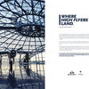 A copy of The Athlete's Cookbook by Schiffer Publishing, Ltd. sits on display beneath a bright glass dome. Sunlight highlights its cover. To the right, “WHERE HIGH FLYERS LAND.” celebrates the brand with additional promotional text below.