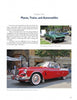 A page from "Life in the Keystone State" by Schiffer Publishing, Ltd. features two classic cars: a green Ford Maverick on a street and a red 1950s Studebaker with a white roof at a car show—snapshots of Pennsylvania’s automotive past.