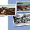 Snapshots of San Diego" by Schiffer Publishing, Ltd. includes three vintage postcards featuring the Coronado Hotel, Tent City (c.1920s), and a boy by a car with palm trees—ideal for San Diego travel and local landmark enthusiasts.