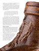 On the right, a close-up displays Early German Stoneware with a bearded face. On the left, text from Schiffer Publishing, Ltd. delves into the history and symbolism of Bartmann jugs and the figure of Oceanus.