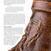 On the right, a close-up displays Early German Stoneware with a bearded face. On the left, text from Schiffer Publishing, Ltd. delves into the history and symbolism of Bartmann jugs and the figure of Oceanus.