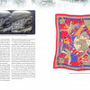 A spread from "World War I Quilts" by Schiffer Publishing, Ltd. features a vintage black-and-white trench photo on the left and a colorful quilt with flags and a map on the right, illustrating quilting during the 1910s with informative captions.