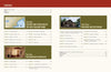 The table of contents in "Antique New England Homes & Barns" by Schiffer Publishing, Ltd. spans two pages with three parts: a map, an interior room, and a rustic wooden house inspired by New England homes. Chapters and page numbers are included.