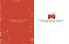 In "Where Is My Car?" by Schiffer Publishing, Ltd., a red left page with white text introduces a missing car, while the right page shows a simple illustration, encouraging kids to spot the car later and build observation skills.