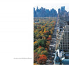 Experience the beauty of autumn in New York with "Windows on Central Park" by Schiffer Publishing, Ltd.—stunning aerial views of Central Park West, vibrant fall foliage, and city skyscrapers, ideal for photography enthusiasts.