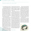 A magazine page titled Chapter Five: Southwestern Indian Bracelets (Schiffer Publishing, Ltd.) explores the history and styles of vintage cuff bracelets, with a silver and turquoise bracelet photo at the bottom right.