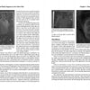 Two pages from "Afterlife: What Really Happens on the Other Side" (Schiffer Publishing, Ltd.): black-and-white photos show a man entering a building, blurry spirit-like figures, and text examining paranormal investigation.