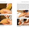 Making Leather Knife Sheaths, Volume 3 by Schiffer Publishing, Ltd. demonstrates rubbing beeswax on welted leather sheath edges, heating the leather with a tool, and applying leather grease inside to finish and seal your knife sheath.