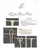 Instructional page from "Macrame Today" by Schiffer Publishing, Ltd. shows how to tie a Lark’s Head knot with step-by-step photos and directions. Perfect for fiber crafts, with the finished knot shown first, followed by each illustrated stage.