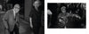 Two black-and-white photos from *Briefly Seen* by Schiffer Publishing, Ltd. feature NYC street scenes: on the left, an elderly couple walks together; on the right, a child holding balloons reaches out, surrounded by smiling adults.