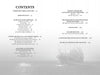 The table of contents for Schiffer Publishing, Ltd.’s "Pirates and Ghosts of the Carolinas' Coast" features section titles and page numbers on white, with a faint old pirate ship image on the right, evoking ghostly legends from North Carolina’s coast.