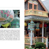 The house and porch are festooned with vibrant lanterns and flowers, showcasing Cape Cod’s festive spirit—just like in "Celebrating Cape Cod & the Islands" by Schiffer Publishing, Ltd.