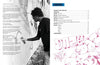 A young person spray-paints a mural, channeling New York graffiti energy. Next to the photo, DAZEWORLD’s table of contents from Schiffer Publishing, Ltd. features blue, black, and pink graffiti-style text echoing Chris Daze Ellis.