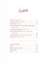 The table of contents for "Wool" by Schiffer Publishing, Ltd. lists chapter titles and page numbers in red and black text, including sections on U.S. wool history, industry innovations, production trends, glossary, and index.