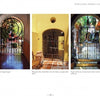Schiffer Publishing, Ltd.'s "Mexican Gardens & Patios" showcases three arched wrought iron gates that open to lush patios with plants and tiles, blending creative design and Mexican architectural charm for inviting outdoor spaces.