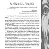 A page from Schiffer Publishing's "Strange Minnesota Monsters" features a Jack Handy quote, a vampire on ice skates illustration, and the author's tales of living as a vampire among Minnesota monsters.