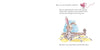 A page from "Unraveling Rose" by Schiffer Publishing, Ltd. shows a brown stuffed rabbit with long ears on a yellow cushion, named Rose, beside a pink heart and needle and thread illustration.