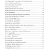 A table of contents page from the art quilt book "Dare to Dance" by Schiffer Publishing, Ltd., lists dance quilt patterns and their creators with page numbers, concluding with an epilogue on the artist’s vision of joy.