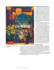 A vibrant illustration from "Philadelphia Originals" by Schiffer Publishing, Ltd. showcases an elegant restaurant with diners, floral displays, grand columns, and a high ceiling, reflecting Philadelphia style and Stephen Starr’s enduring culinary influence.