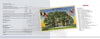 The contents page of Greetings from Gettysburg by Schiffer Publishing, Ltd. shows a colorful vintage postcard with trees, cannons, and U.S. flags. Chapter titles and page numbers are on the right, publication info on the left.