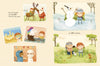 Schiffer Publishing, Ltd.’s "King of Boredom" celebrates kids’ creativity with cartoon scenes: a boy and his friend dress as Santa and reindeer, build sandcastles, play outside with their dog and dinosaur toy, enjoy costumes, snowmen, and more adventures.