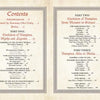 Vampire Evolution by Schiffer Publishing, Ltd. includes a detailed two-page table of contents with sections on vampire evolution, ancient folklore, and vampires in media, plus precise page numbers for an in-depth historical overview.