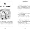 An open book displays pages 110–111 of Something Is Bugging Samantha Hansen by Schiffer Publishing, Ltd. An illustration shows Samantha holding a “Save the Bees!” sign as her dog looks up, while the club plans to help honey bees.