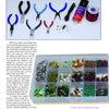 The Schiffer Publishing, Ltd. "Beads & Agate Jewelry To Create Yourself" guide features tools, wire, pliers, and bead boxes. Step-by-step instructions cover beaded jewelry projects and wire wrapping to make unique pieces.